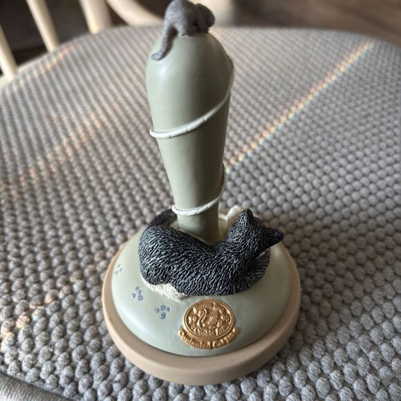 Brown Paper Bag Cookie Art Press 1995 Contented Cat #9 Retired Mold Press Mouse - Picture 2 of 8